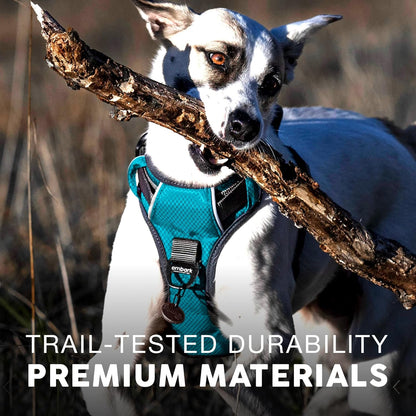 Embark Adventure Dog Harness, Easy on and off with Front and Back Leash Attachments & Control Handle - No Pull Training, Size Adjustable and Non Choke